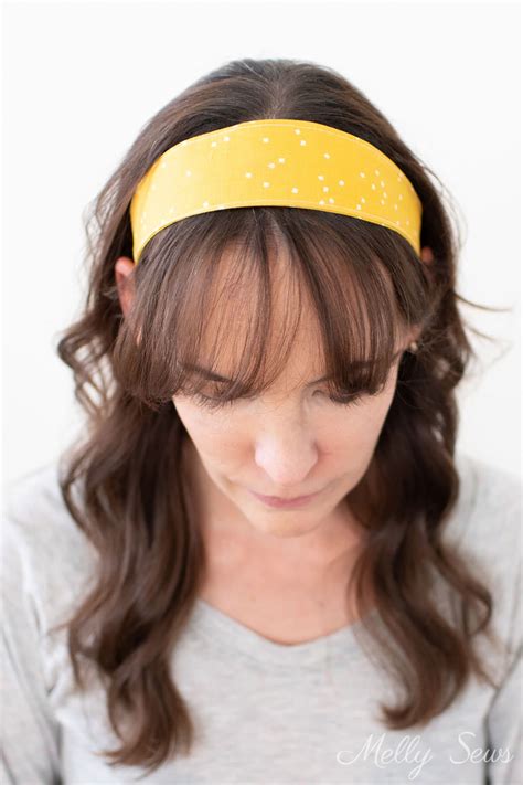 metallic fabric headband|homemade headband patterns.